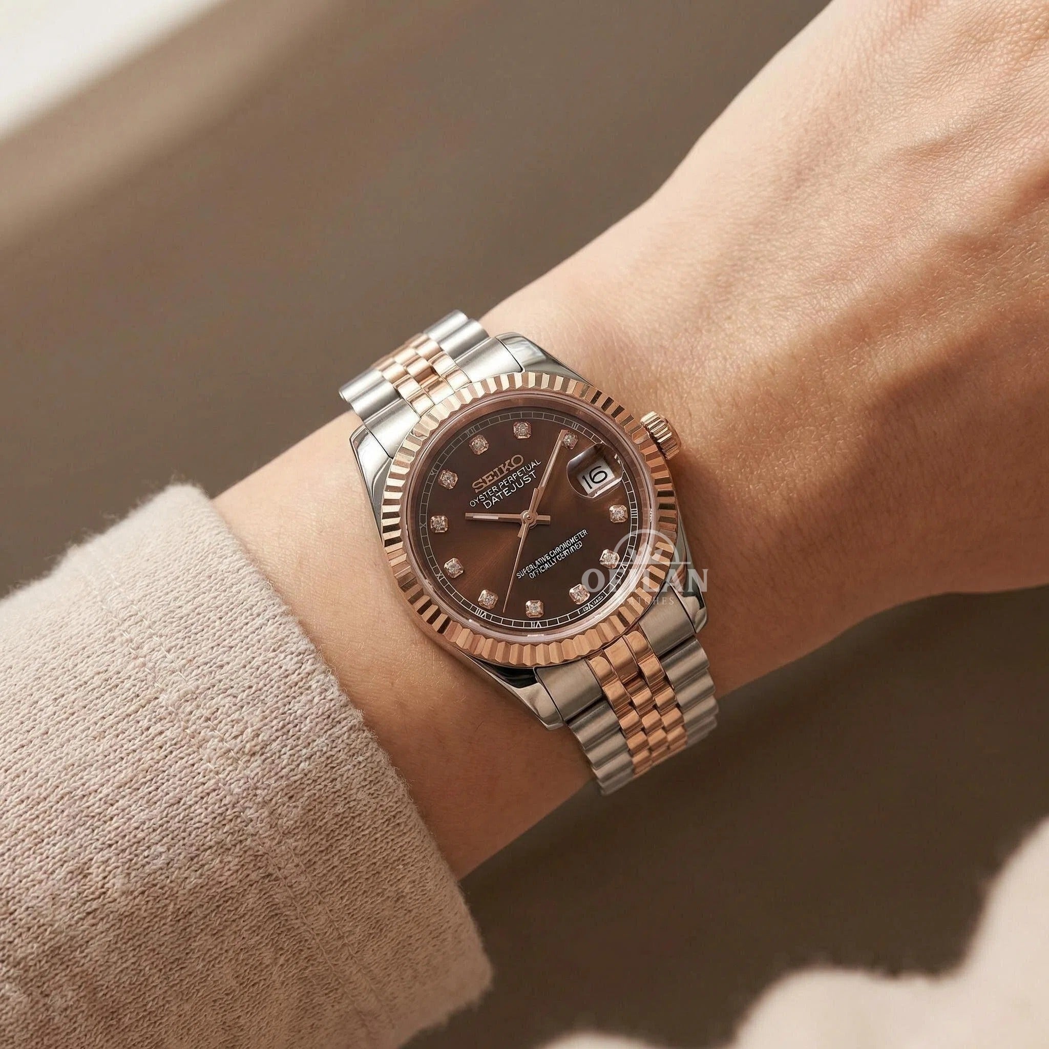 Women's Chocolate Jewel Dial