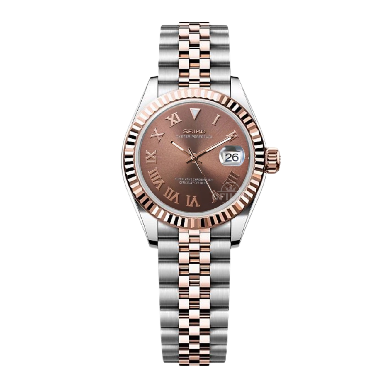 Women's Chocolate Roman Dial
