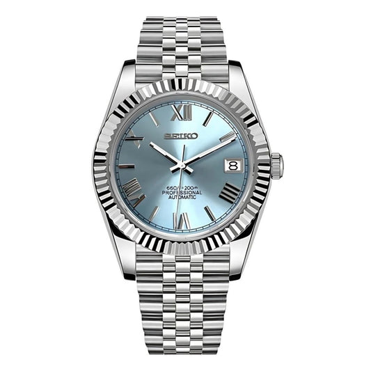 Seiko Sky Blue Roman Face Mod