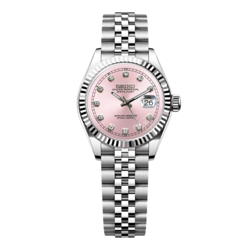 Women's Royal Pink Jewel Dial